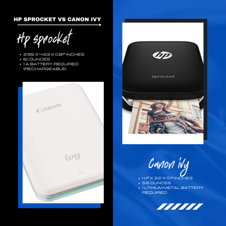 canon ivy vs hp sprocket